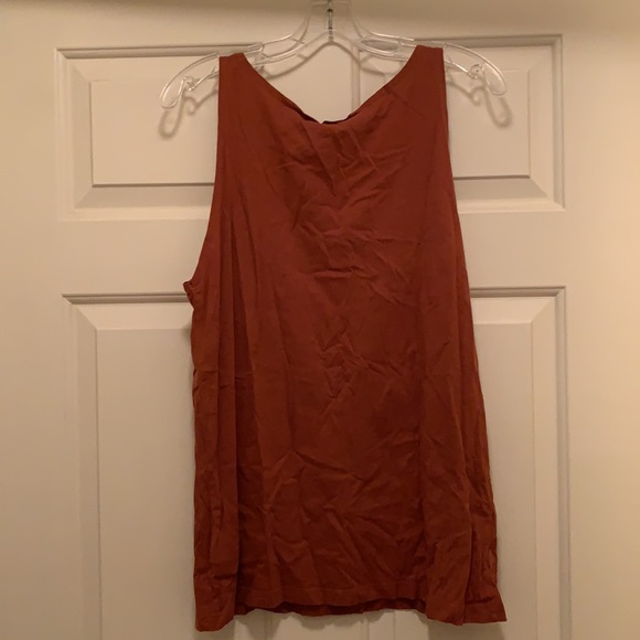 Cheap Monday burnt orange tank top. Size medium - Picture 3 of 3